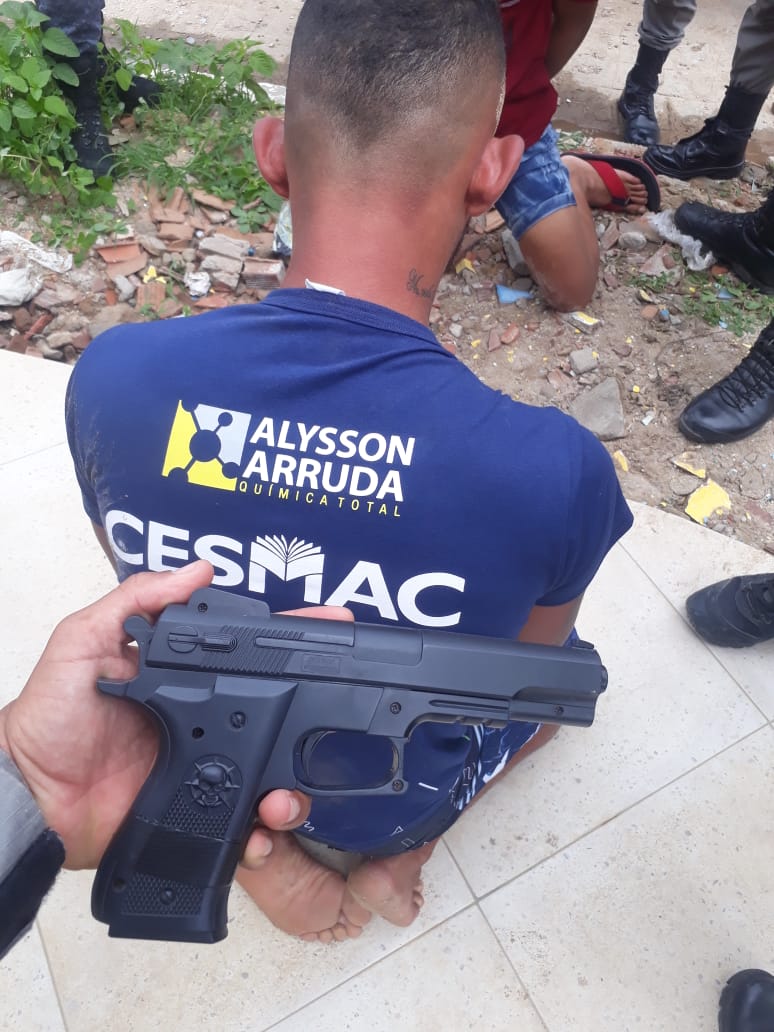 Em ação rápida, PM captura assaltantes três minutos após crime em Arapiraca