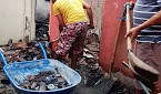 [Vídeo] Mulher que teve a casa incendiada por ex-marido no Brisa do Lago recebe a ajuda de vizinhos