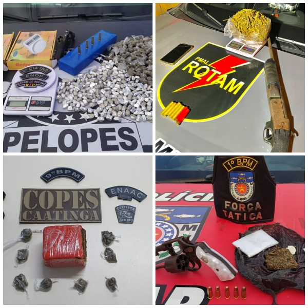 Polícia Militar registra prisões e apreensões na capital e interior