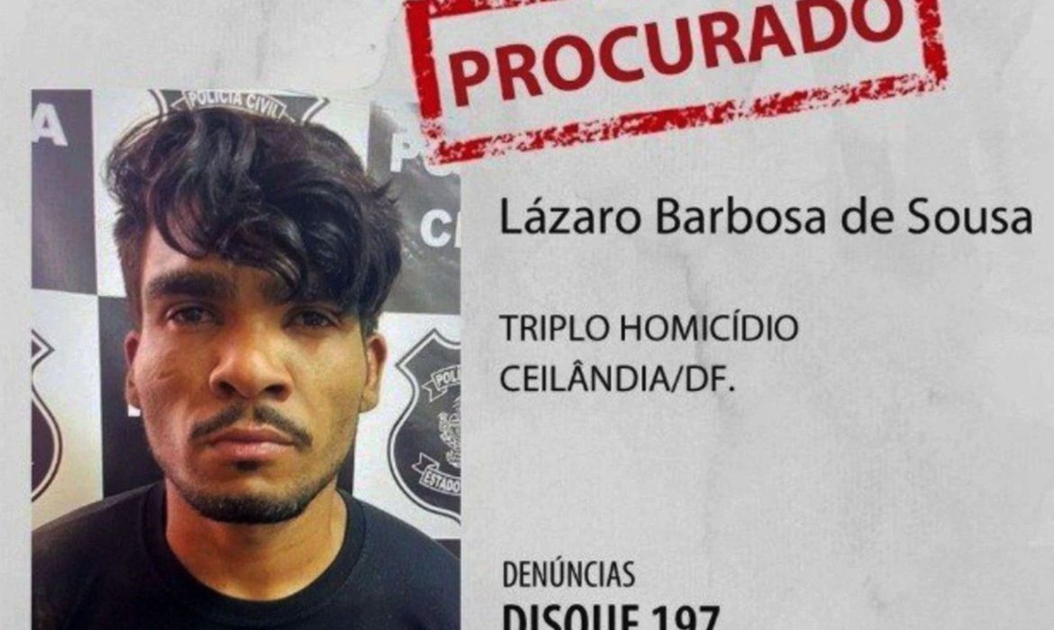 Notícias falsas prejudicam buscas por Lázaro Barbosa, diz secretário