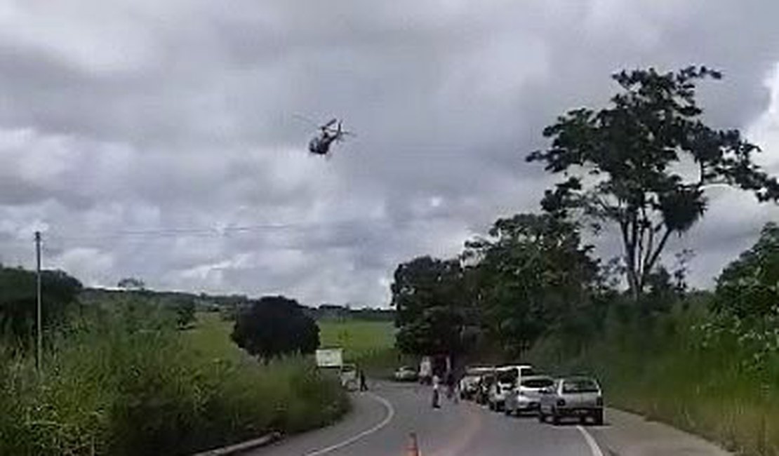 Caminhoneiro é baleado na cabeça em tentativa de assalto na BR-104 em Murici